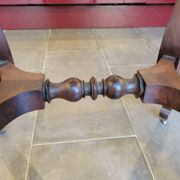 Mahogany burr hairdresser, Restoration period, around 1820.
