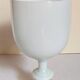 Vintage white opaline vase-cup 16.5 cm