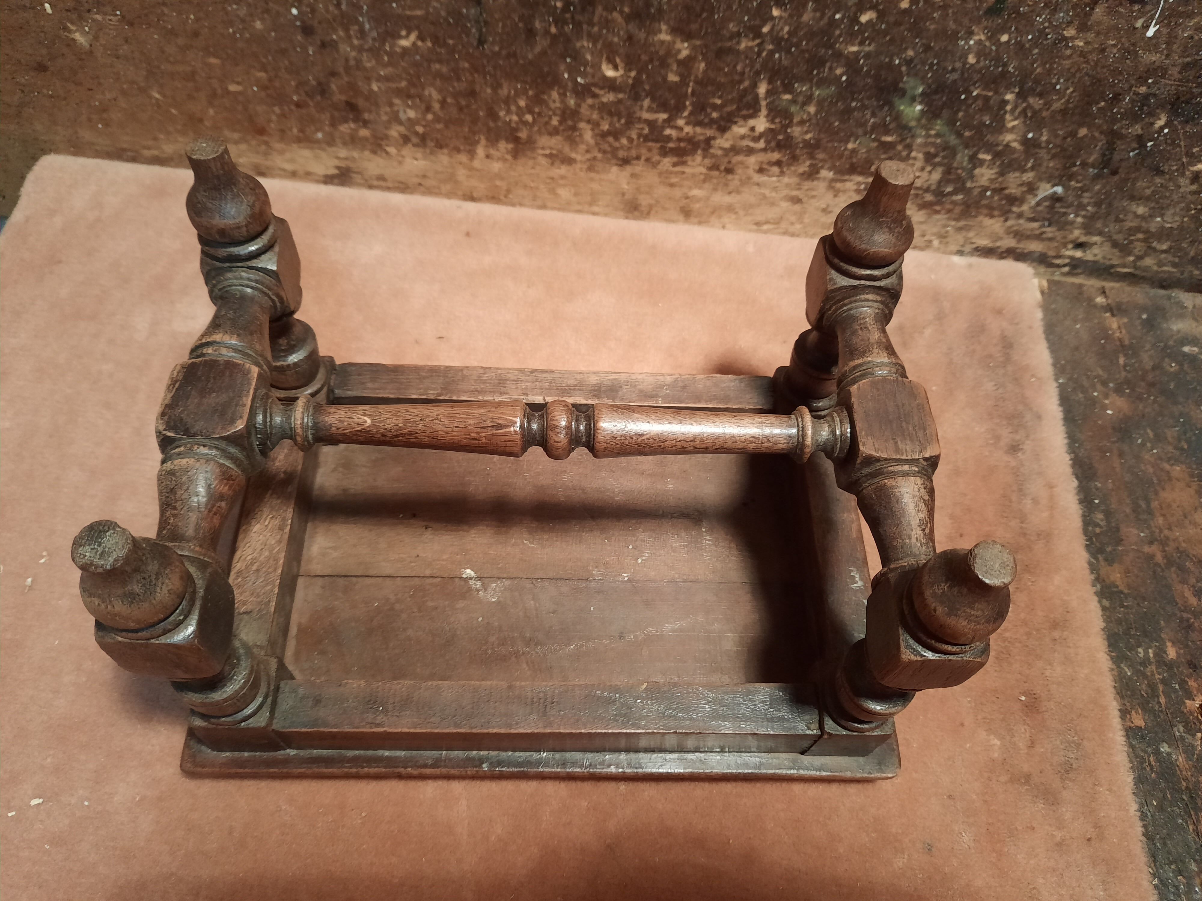 Ancient wooden stool