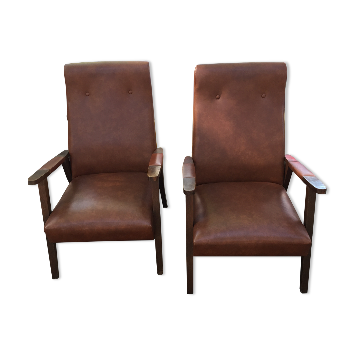 Paire de fauteuils 1950/1960