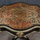 Boulle marquetry violin-shaped table, Napoleon III period – Mid 19th century