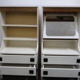 2 coiffeuses / tables de chevet vintage