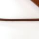 Two coat hangers, wood, leather and black leather, 70s