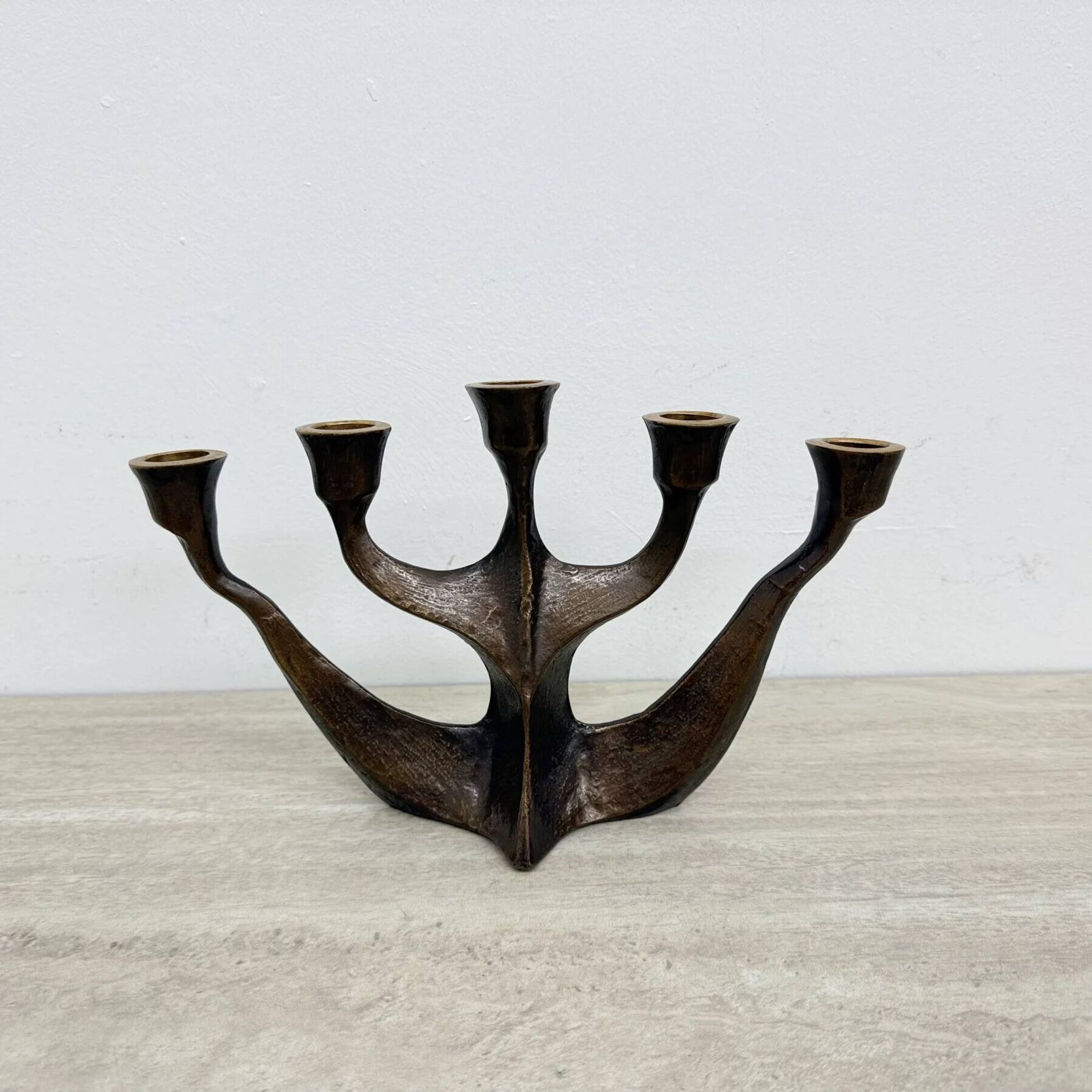 Brutalist candle holder by Horst Dalbeck, 1970s, Germany