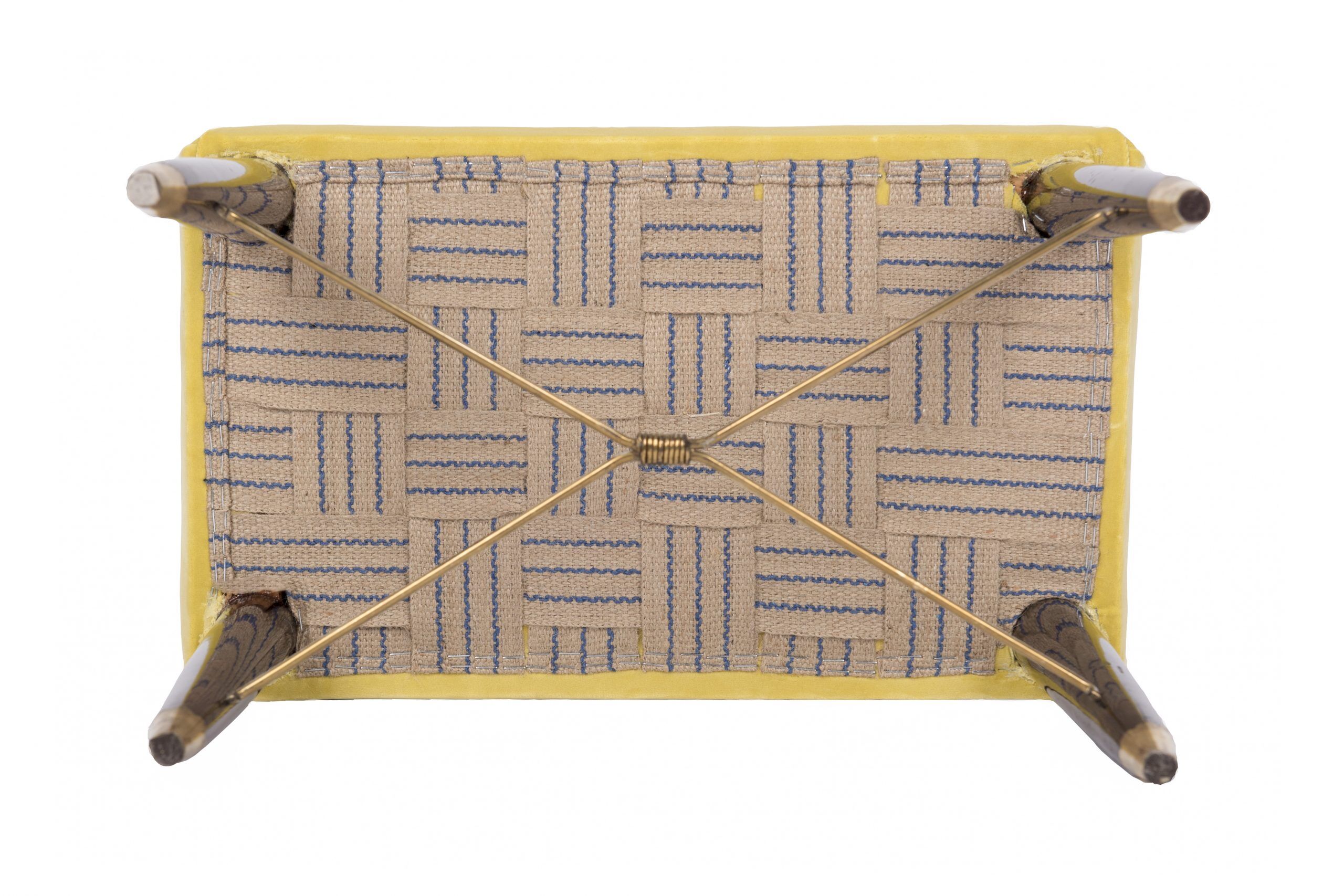 Art Deco rosewood footrest