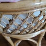 Table and chairs rattan