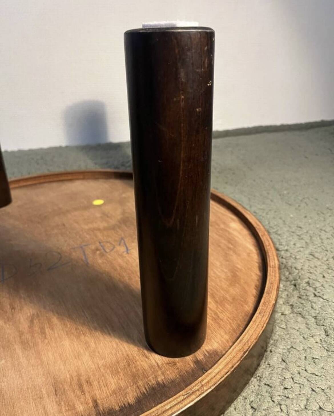 Roger Capron ceramic and wood side table/coffee table