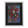 framed painting "red boats" signed