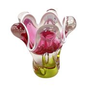 Chřibská Sklárna J. Hospodka vase, art glass, Czechoslovakia, 1960s.