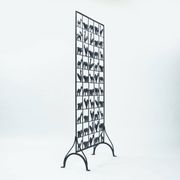 (aft) Atelier des Marolles Touret screen roomdivider wrought iron animals