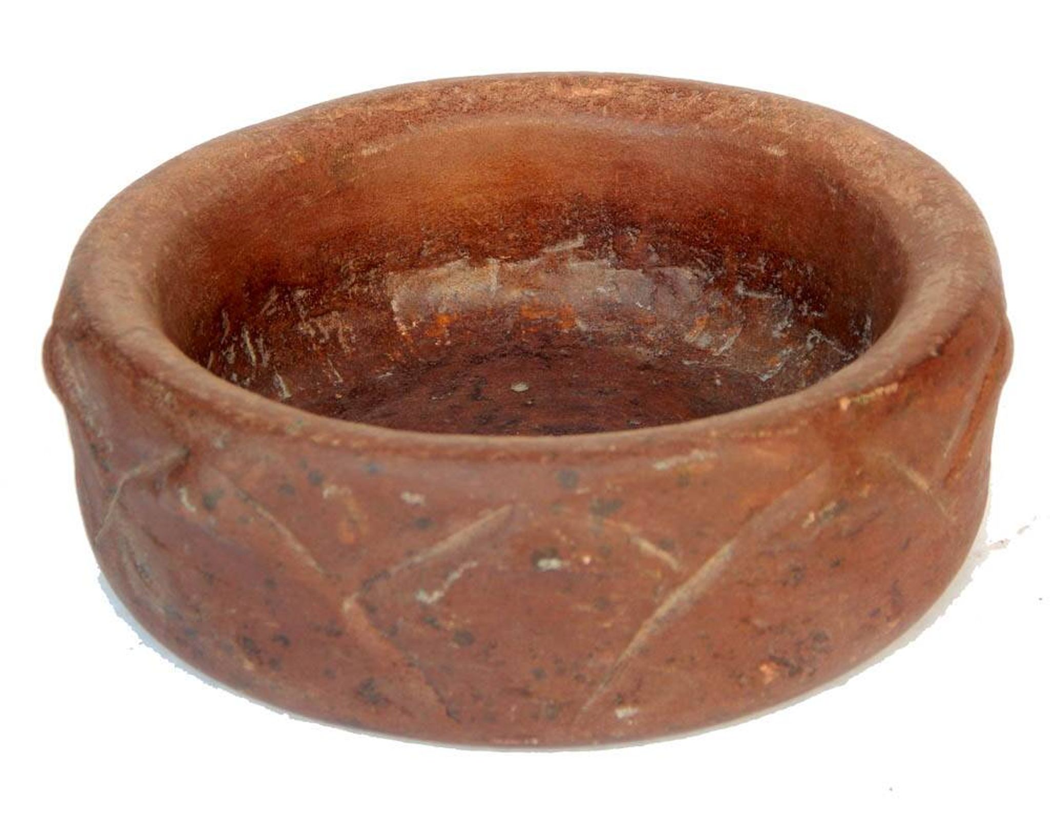 Old Stone Pot Mortar Empty Pockets Stone Pot India