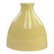 Vintage yellow ceramic vase