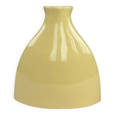 Vintage yellow ceramic vase
