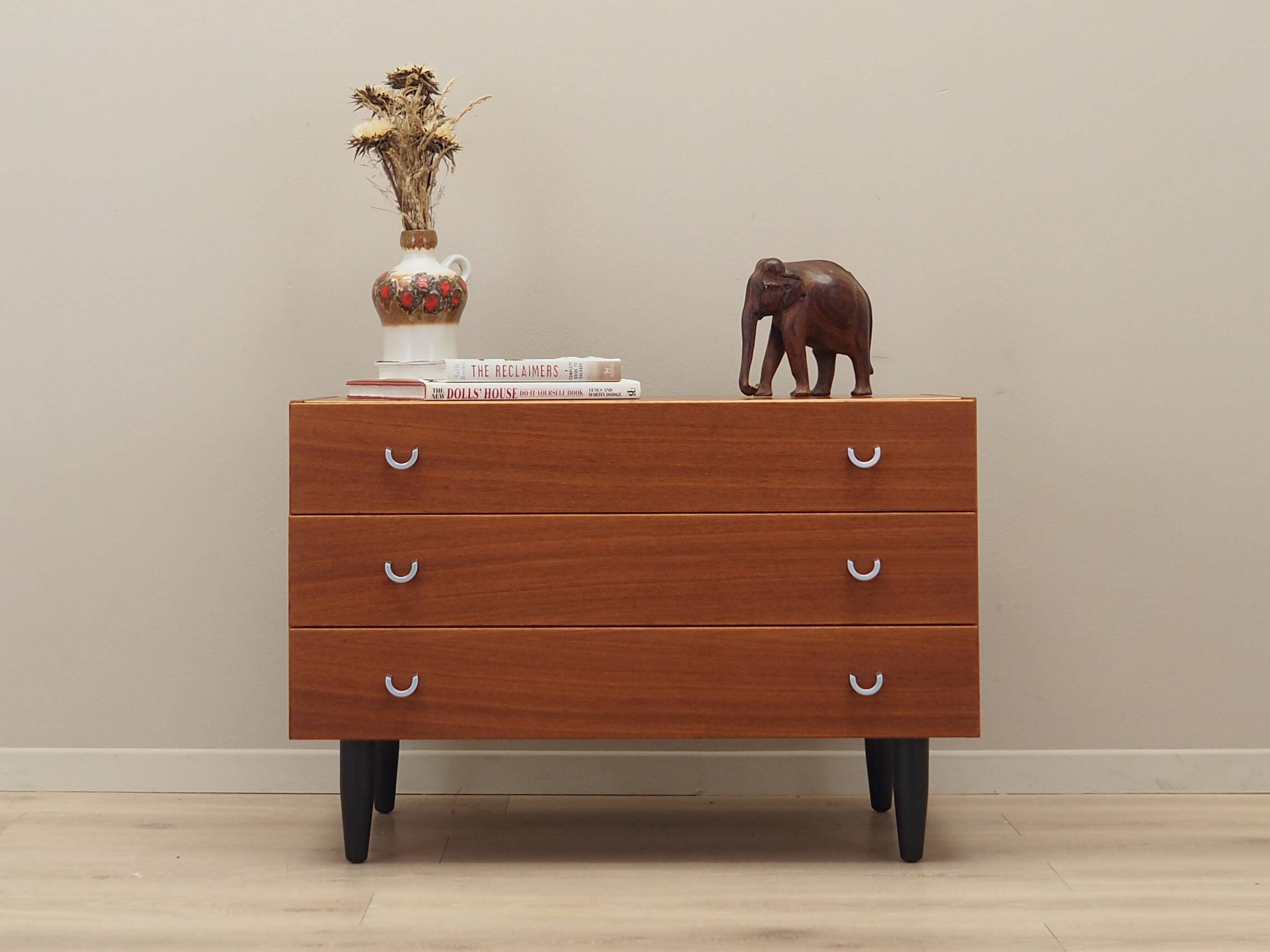 Teak chest of drawers, Scandinavian design, 1970s, manufacture: ÆJM Møbler