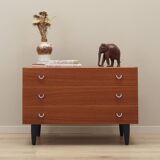Teak chest of drawers, Scandinavian design, 1970s, manufacture: ÆJM Møbler