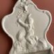 19th century porcelain angel holy water font