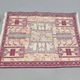 Handmade Kilim Soumak Shahsavan Rug in Wool and Silk, 1960