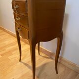 Bedside table XV solid wood mahogany