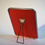 Barber mirror red back 15x20cm