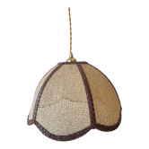 Suspension in rabane and leather