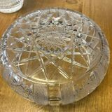 Chiseled crystal cup circa 1970