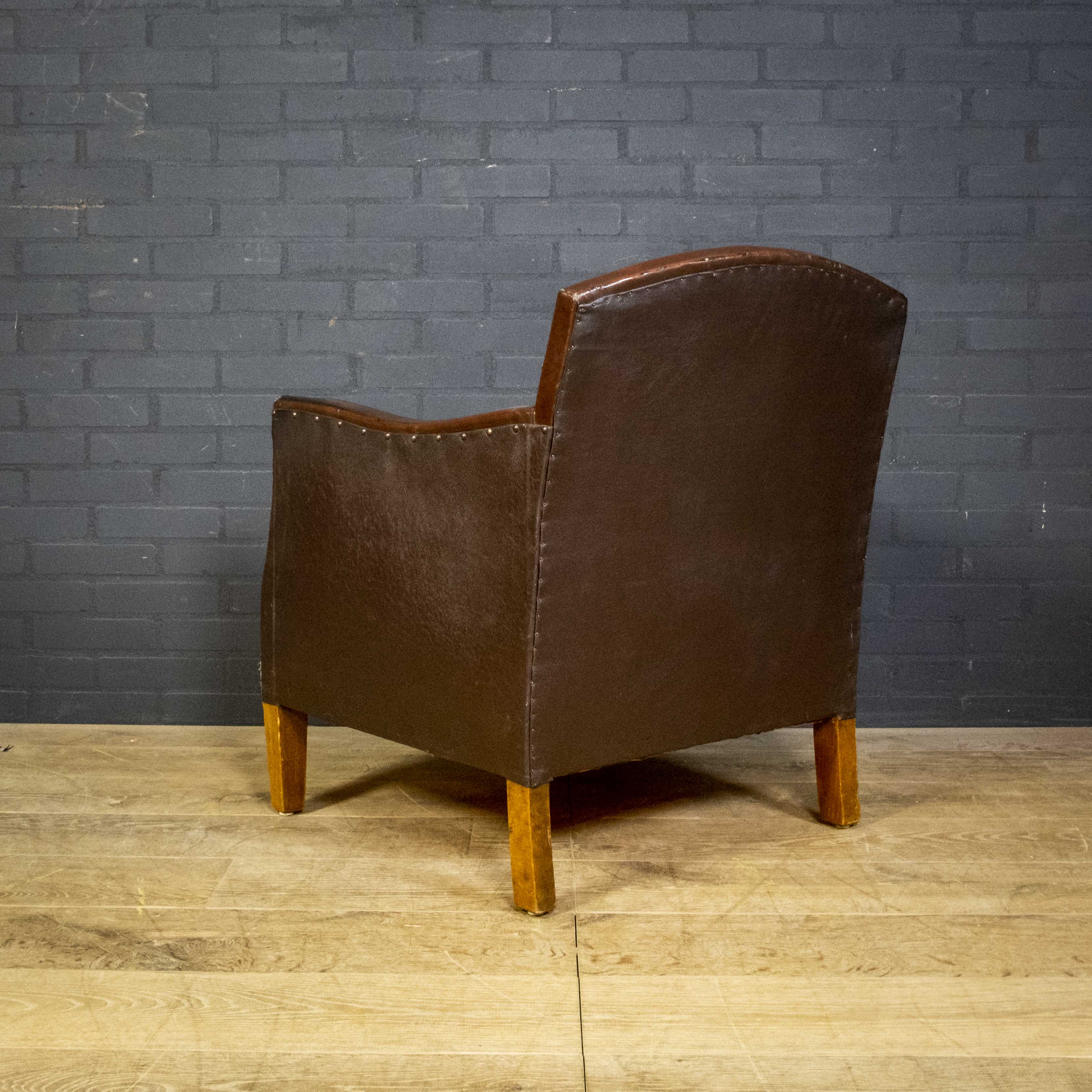 Antique club armchair