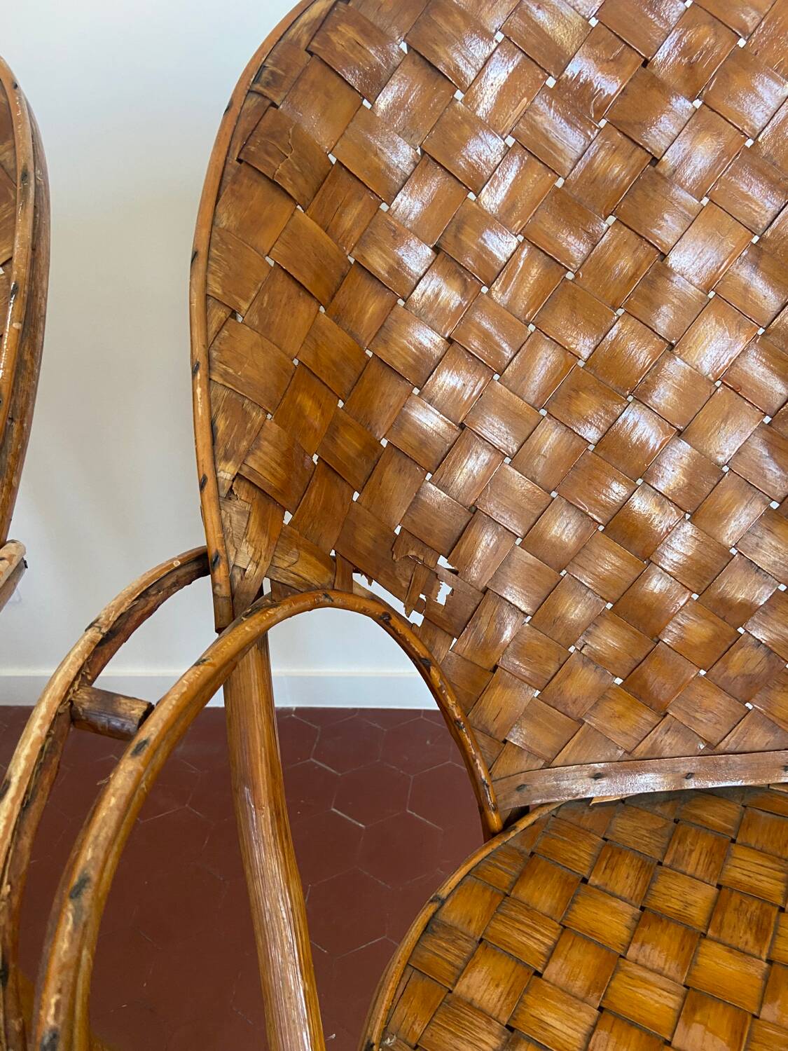 Paire de fauteuils vintage