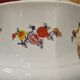 White porcelain pot (cache-pot) with floral patterns from Wunsiedel.