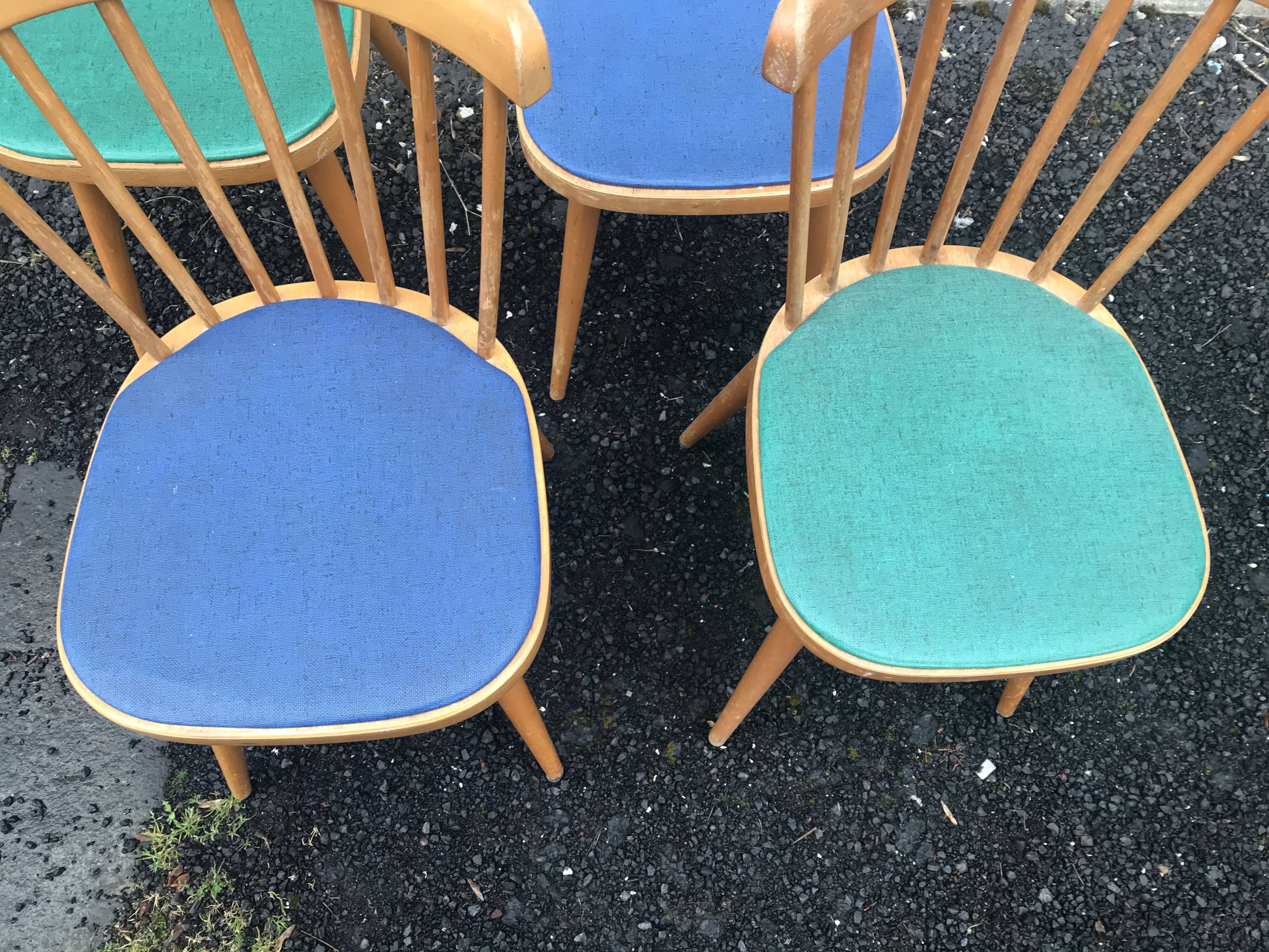4 Baumann bistro chairs