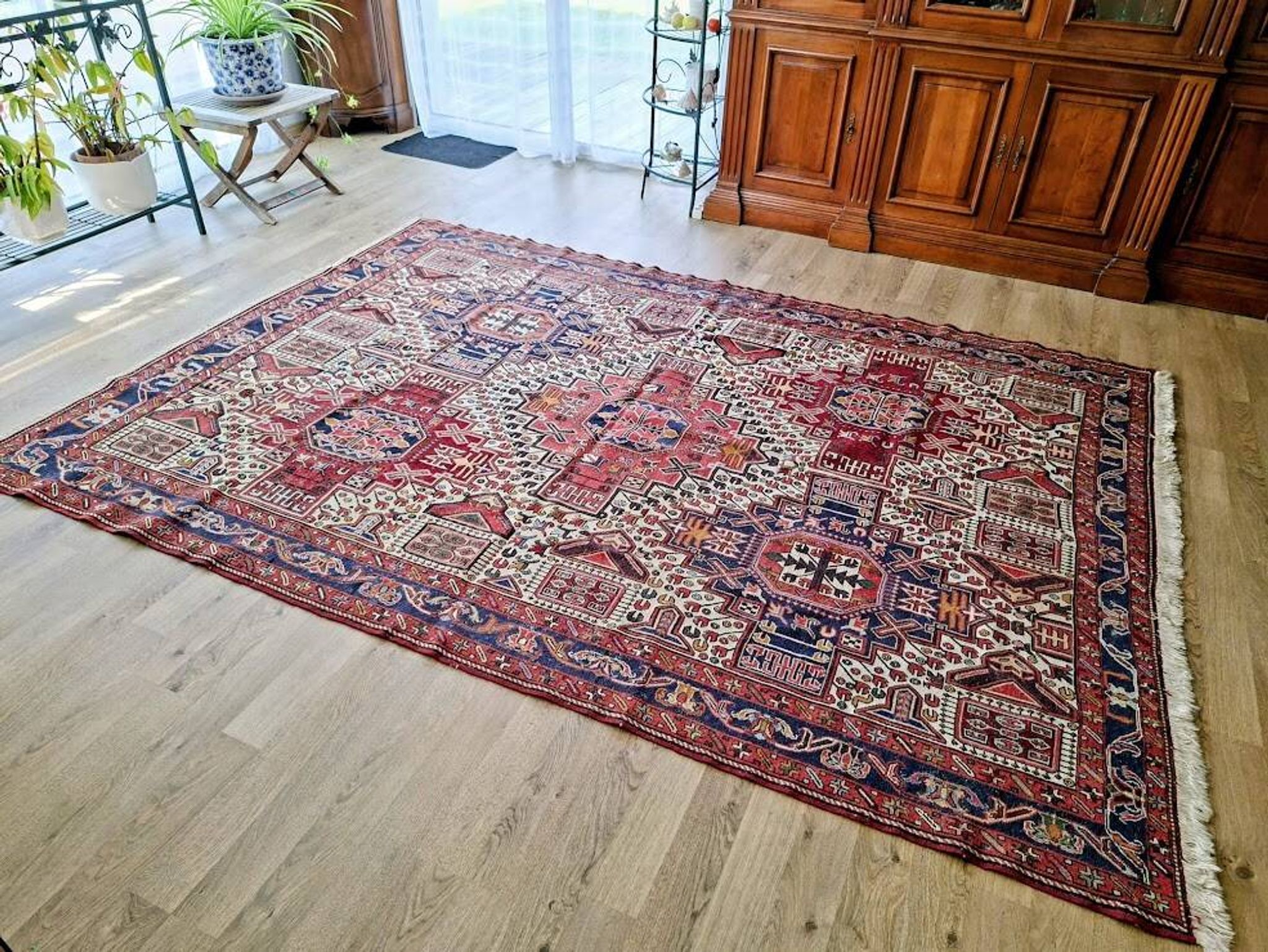 Tapis turc kilim, ancien, de grandes dimensions 2,90 x 2 m