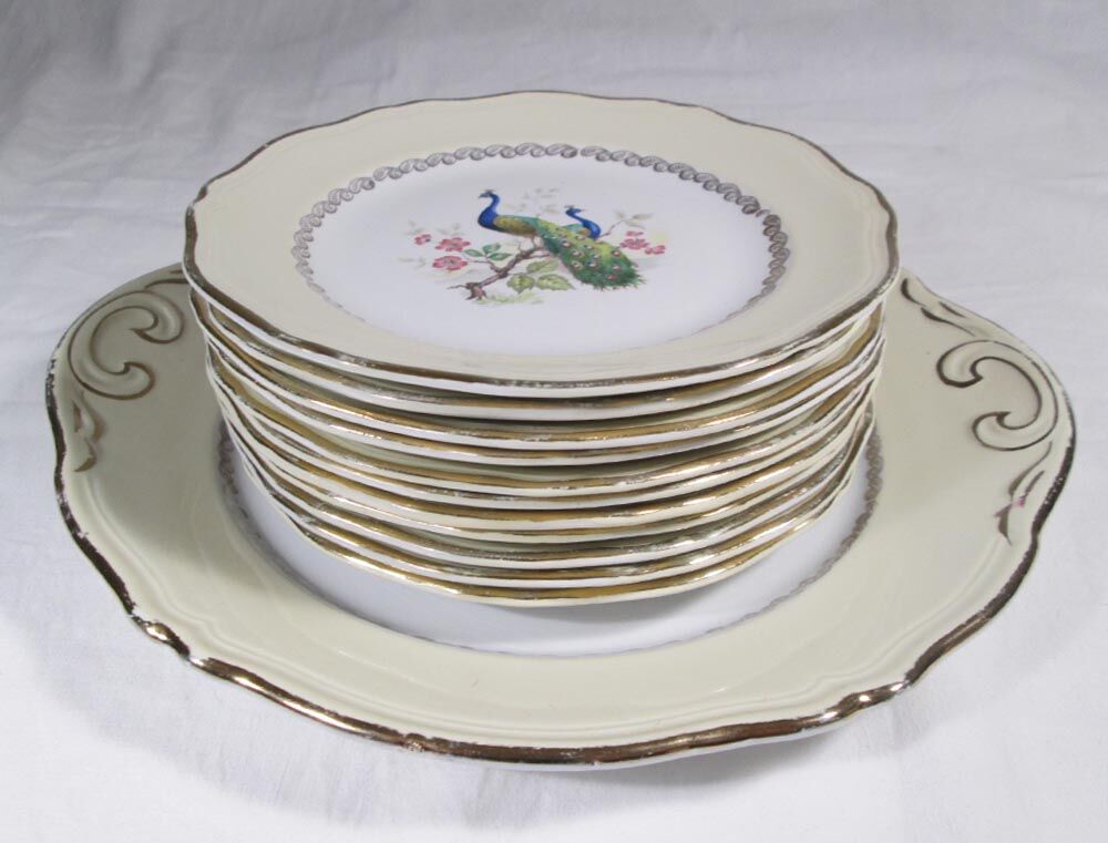 Dish and plates l'Amandinoise