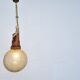 Vintage glass pendant light by Hustadt Leuchten, 1960s
