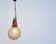 Suspension en verre vintage de Hustadt Leuchten, années 1960