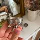 Set of 6 silver-plated metal egg cups