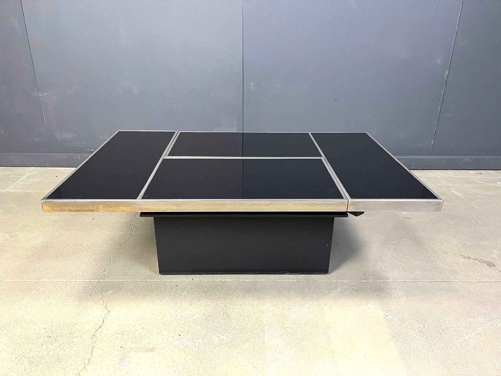 Vintage hidden bar coffee table, 1970s
