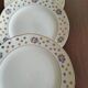 Six assiettes plates Céranord St Amand "Royal"