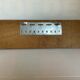 Wall coat rack in thick wood 4 hooks
