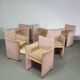 Set (6) by Mario Bellini 401 Break chairs for Cassina, 1990s