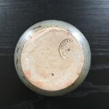 Blue grey sandstone ball vase