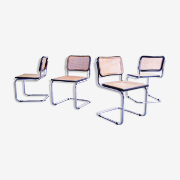 Set of 4 Cesca chairs by Breuer