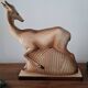 Art Deco ceramic doe