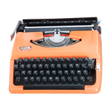 Functional Brother typewriter orange