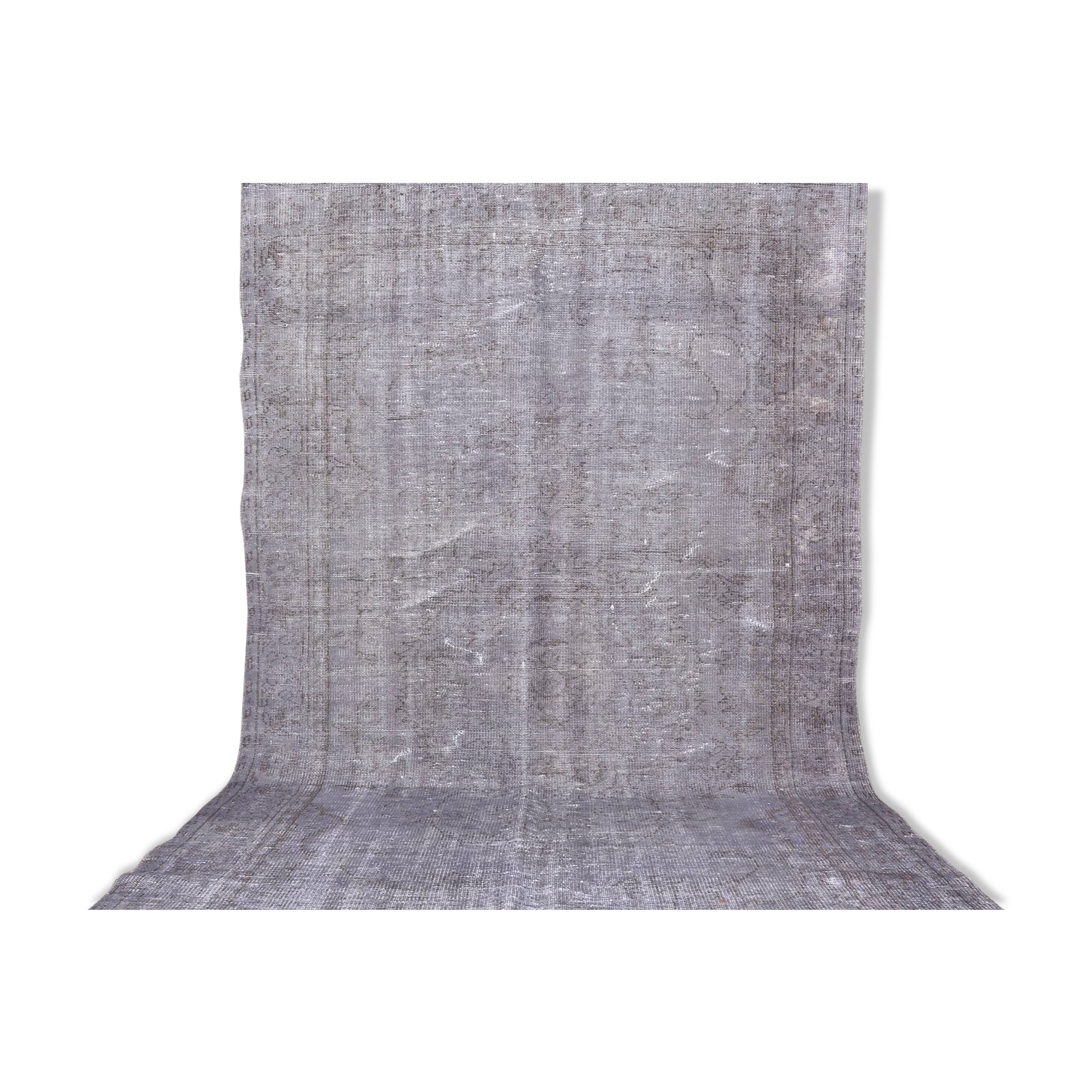 Grey Oushak  Floral Rug sku1918