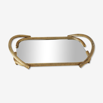 To French rope mirror serving tray