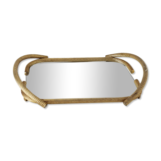 To French rope mirror serving tray