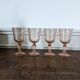 4 large Rosaline glasses