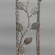 Two-headed wrought iron lamp by Muller, Art Deco, France, Circa 1920