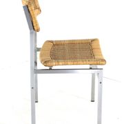 Ensemble de 4 chaises de salle à manger 'Wehl' - style japandi - wabi-sabi