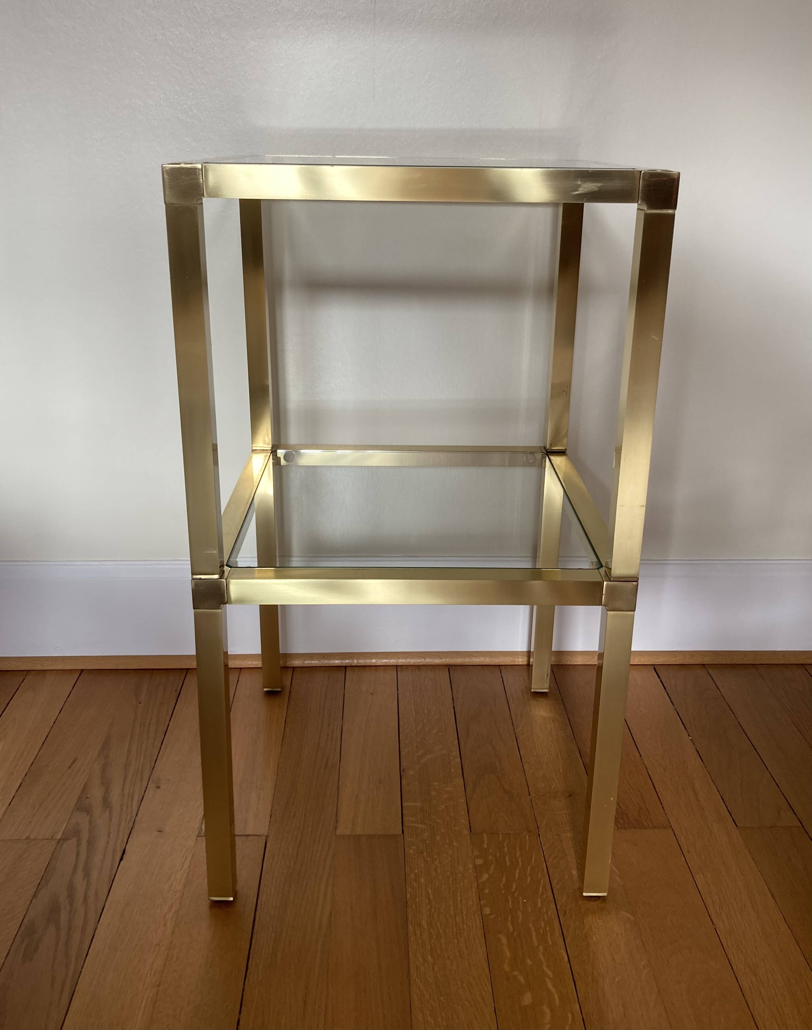 Pair of stackable coffee tables from the 80s