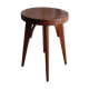Tabouret à pieds compas et bois courbé